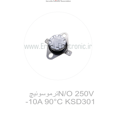 ترموسوئیچ N/O 250V-10A 90°C KSD301